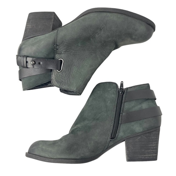 Sole Society Leather Ankle Boots Strap Angie Boot Size 10M - Picture 1 of 10